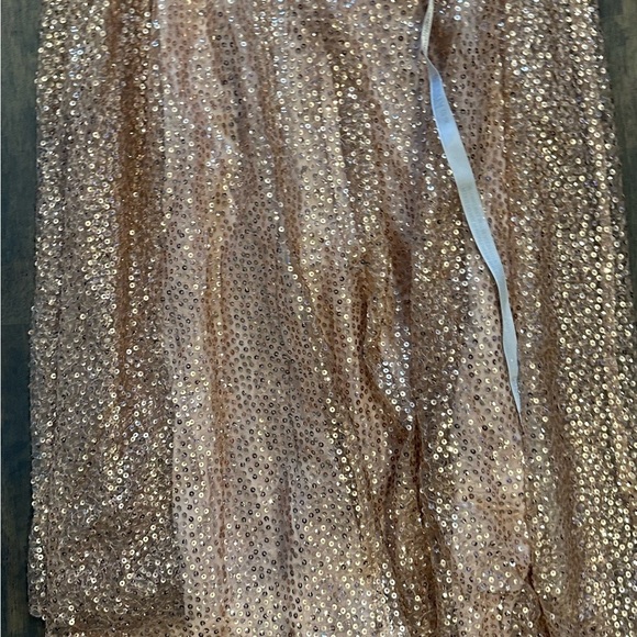 Halter Neck Sequin Embellished Gown - Picture 2 of 5